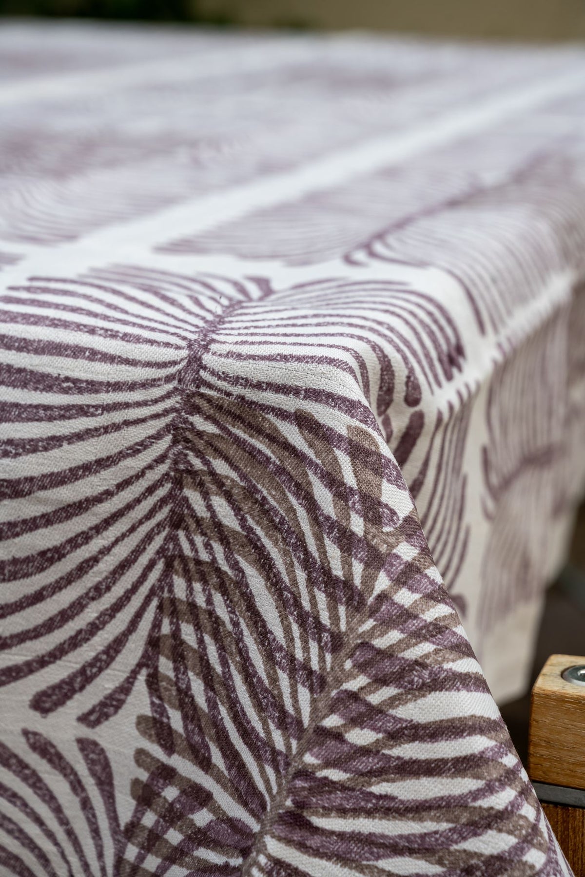 Anne Touborg, Tablecloth, Purple and Brown