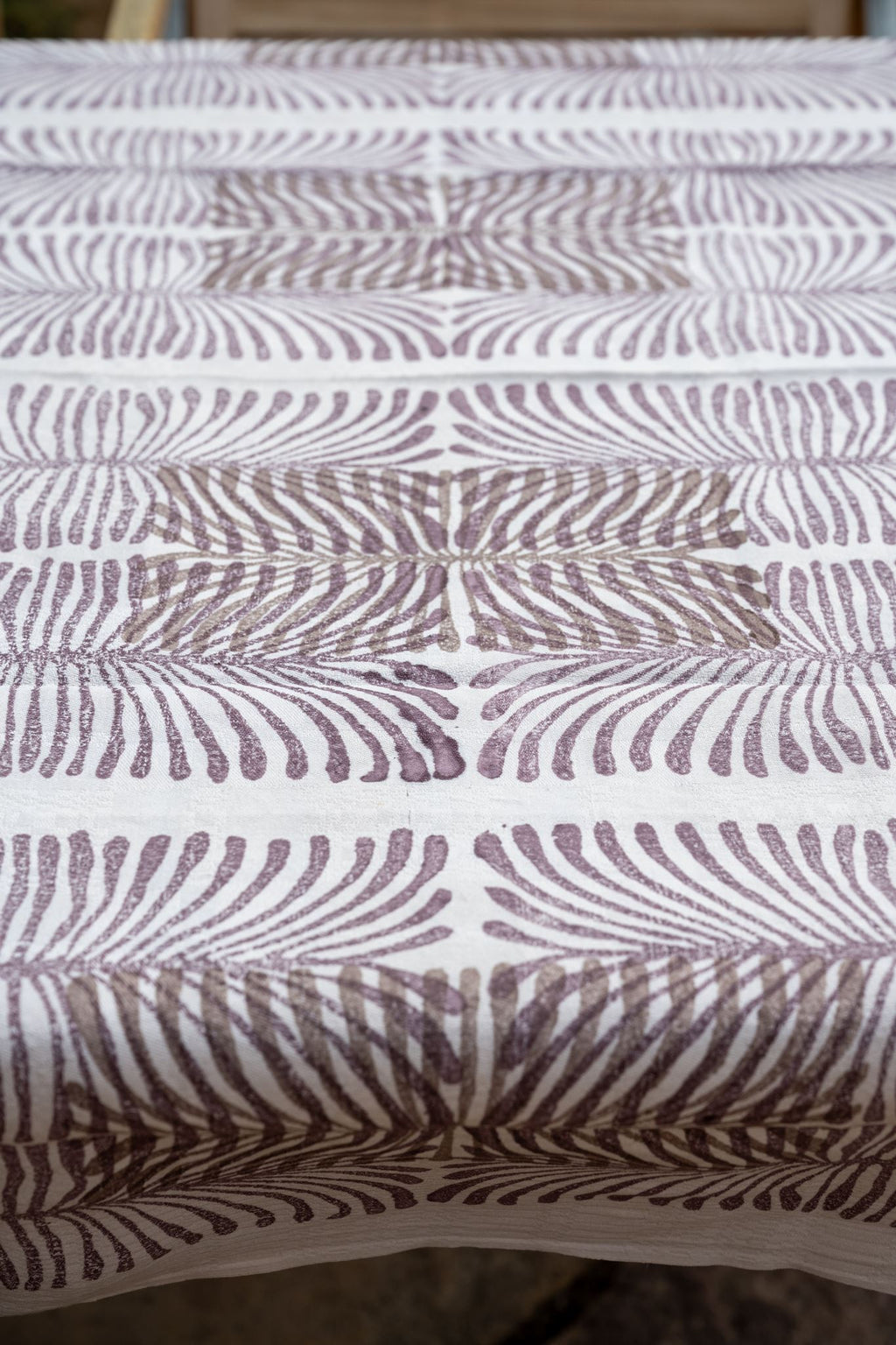 Anne Touborg, Tablecloth, Purple and Brown
