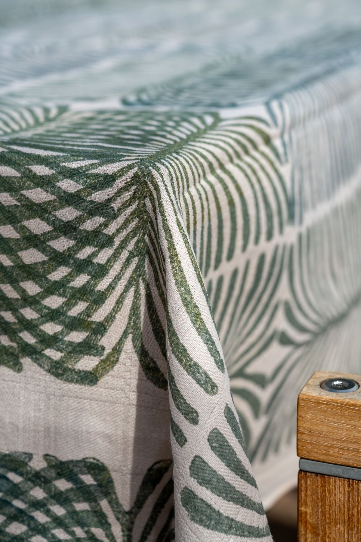 Anne Touborg, Tablecloth, Green and Blue