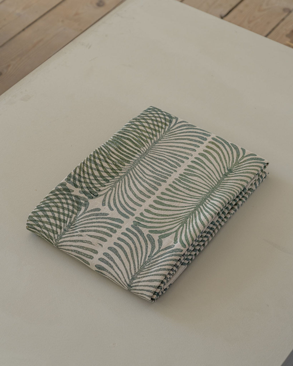 Anne Touborg, Tablecloth, Green and Blue