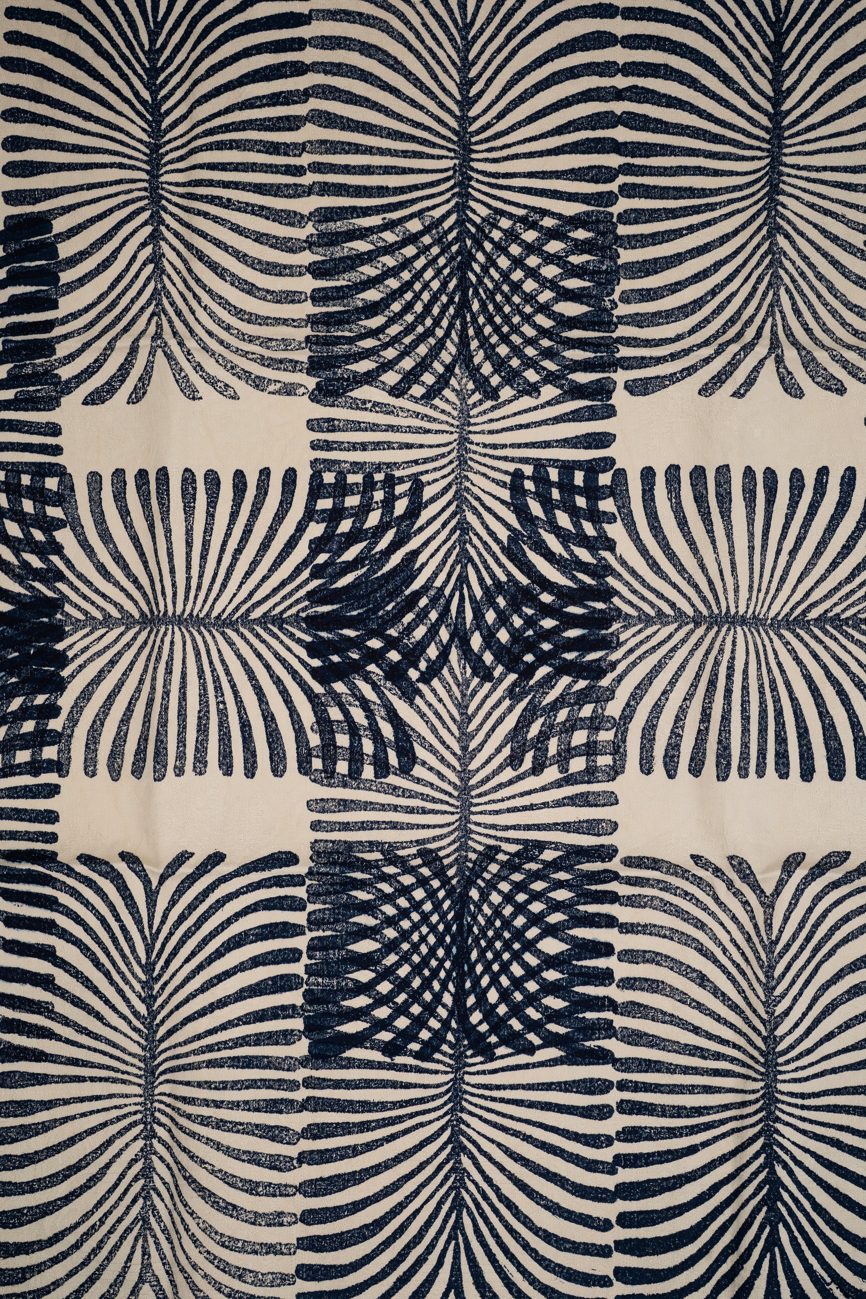 Anne Touborg, Small Tablecloth, Monogram, Natural Linen