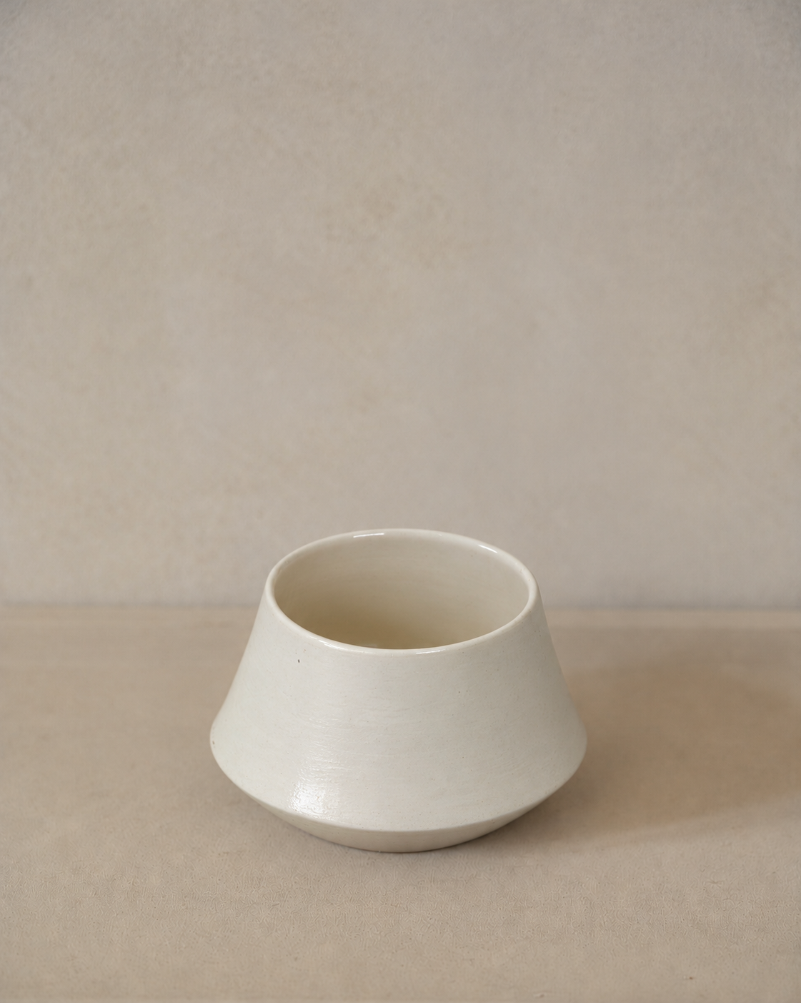 Roxy Ceramics, Cup, Large, Shiny White