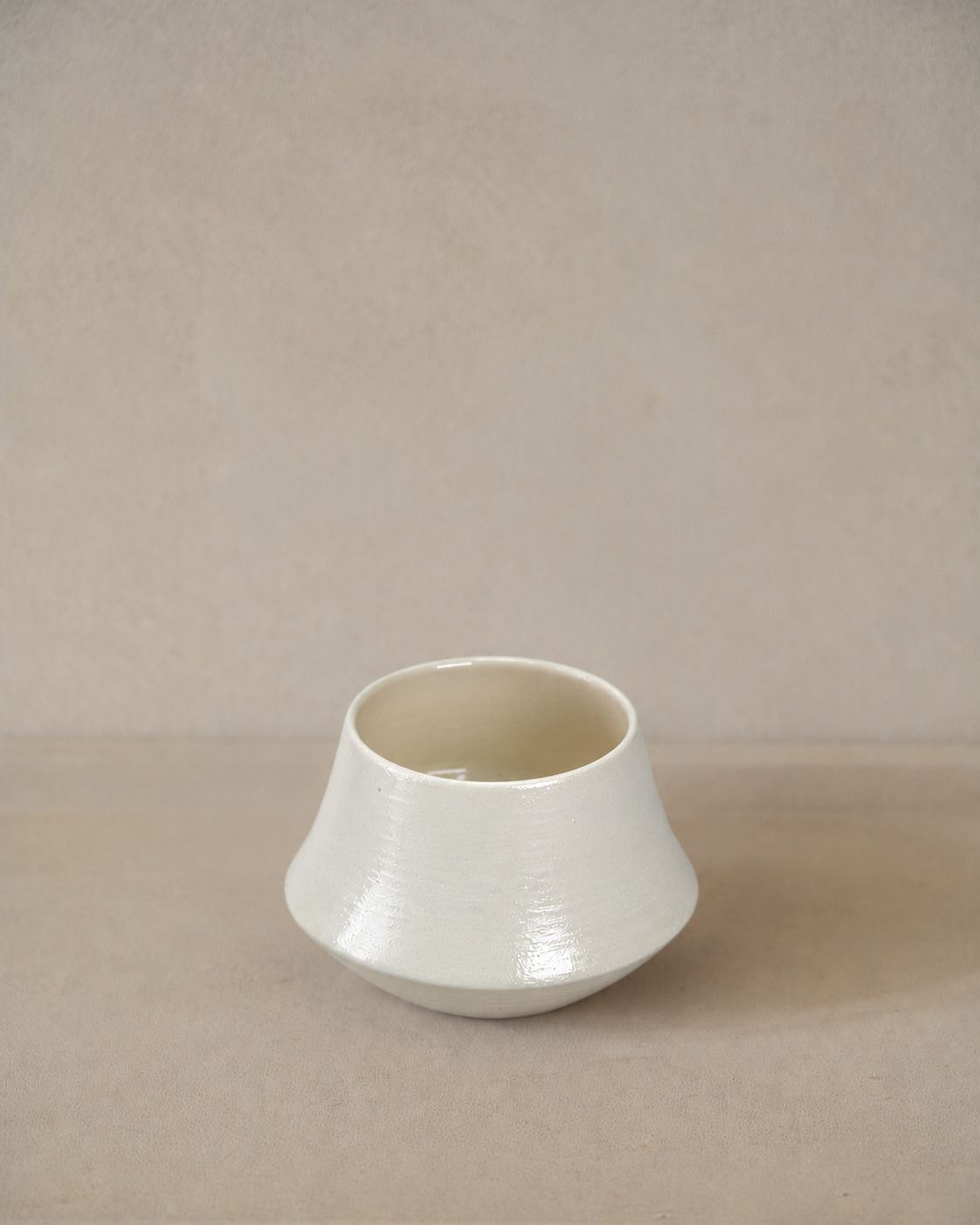 Roxy Ceramics, Cup, Small, Shiny White