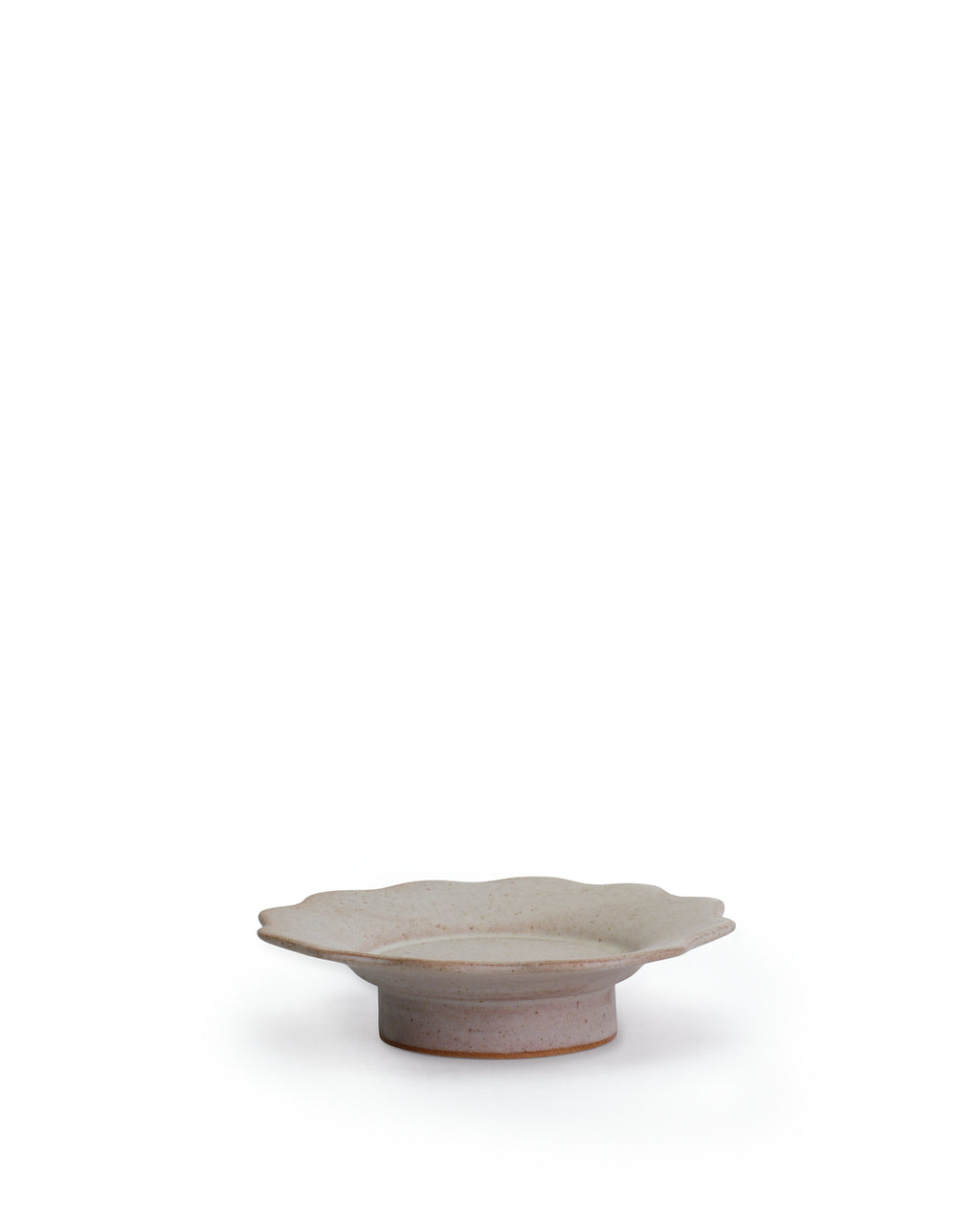 Roxy, Flower Piedestal, Low, Matte Grey