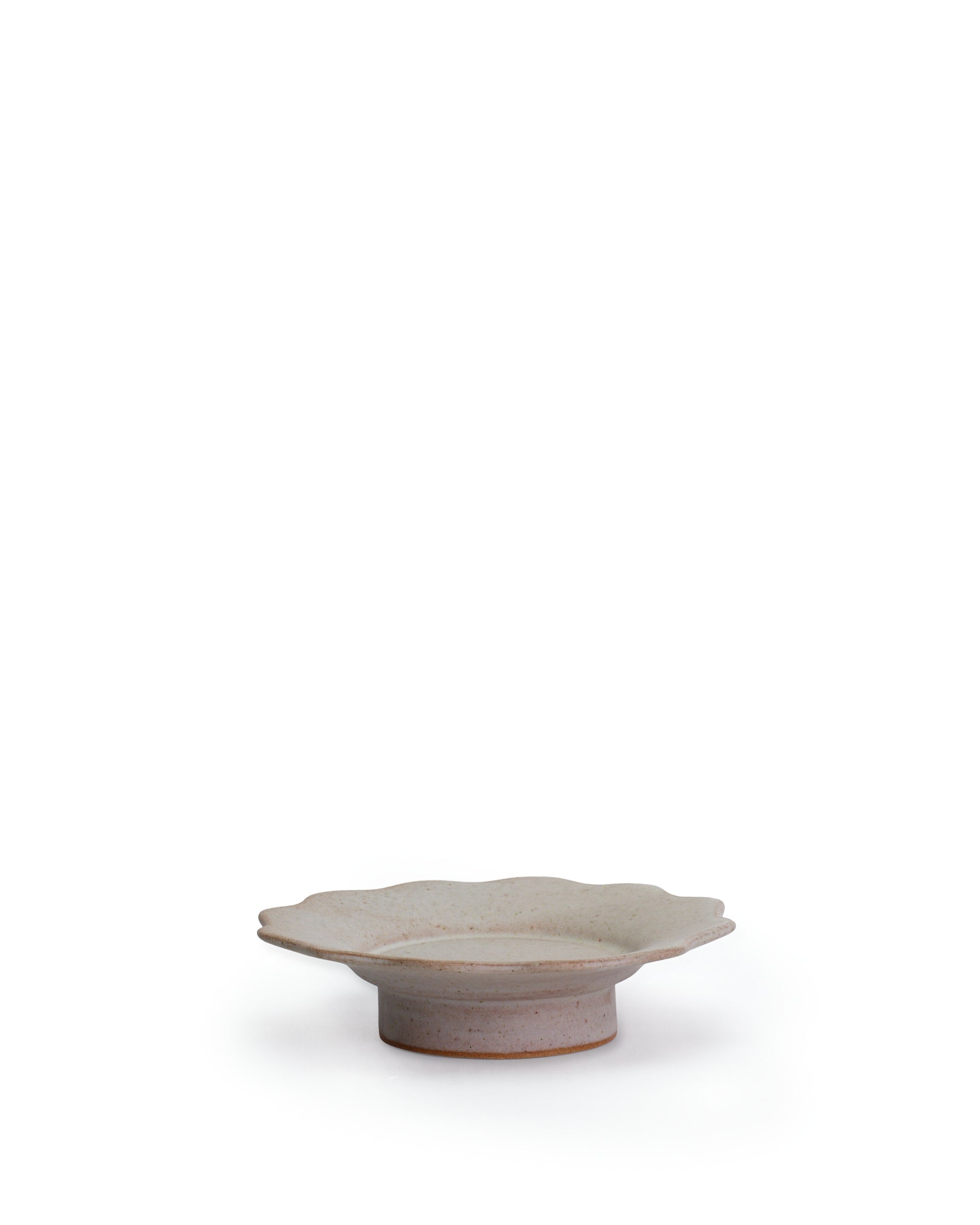 Roxy, Flower Piedestal, Low, Matte Grey