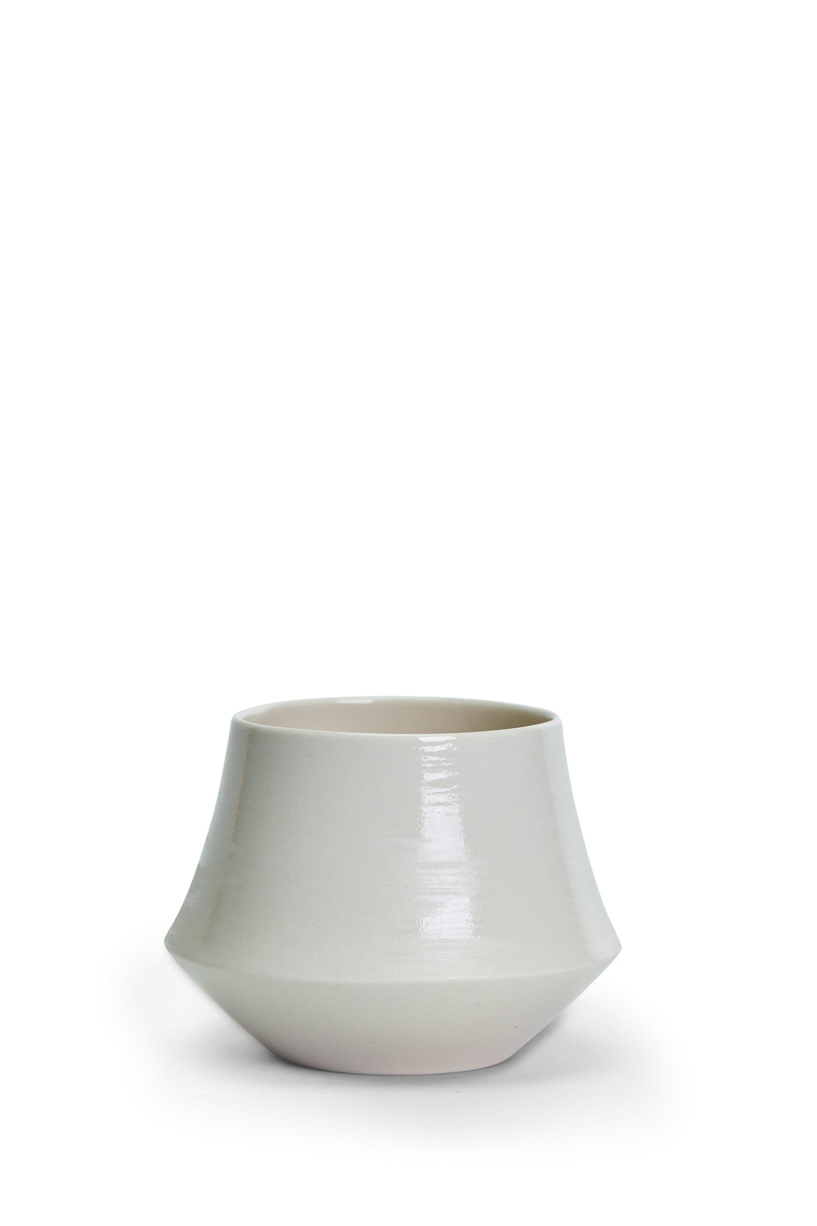 Roxy Ceramics, Cup, Large, Shiny White