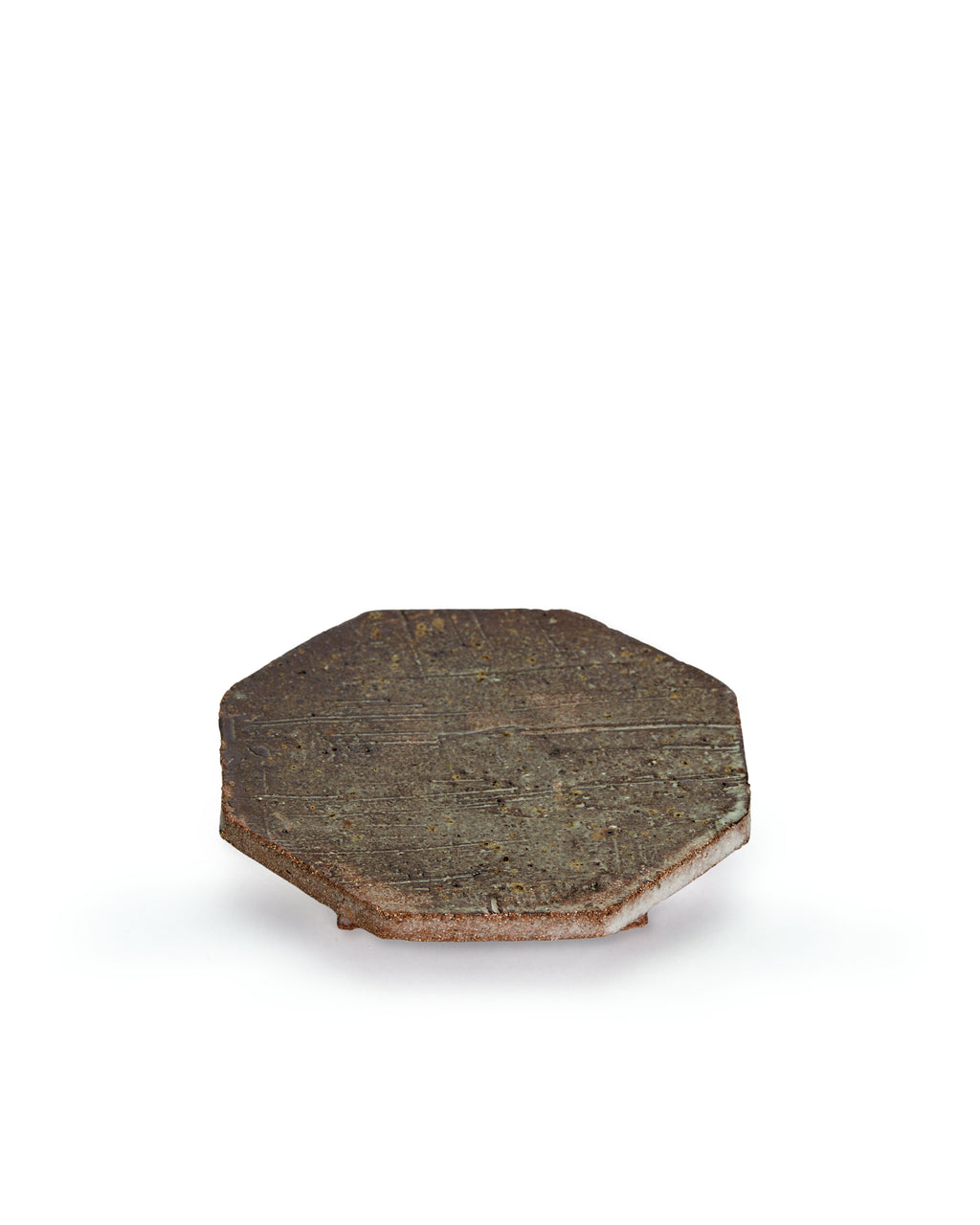 Roxy, Tray on Piedestal, 02, Mottled Brown