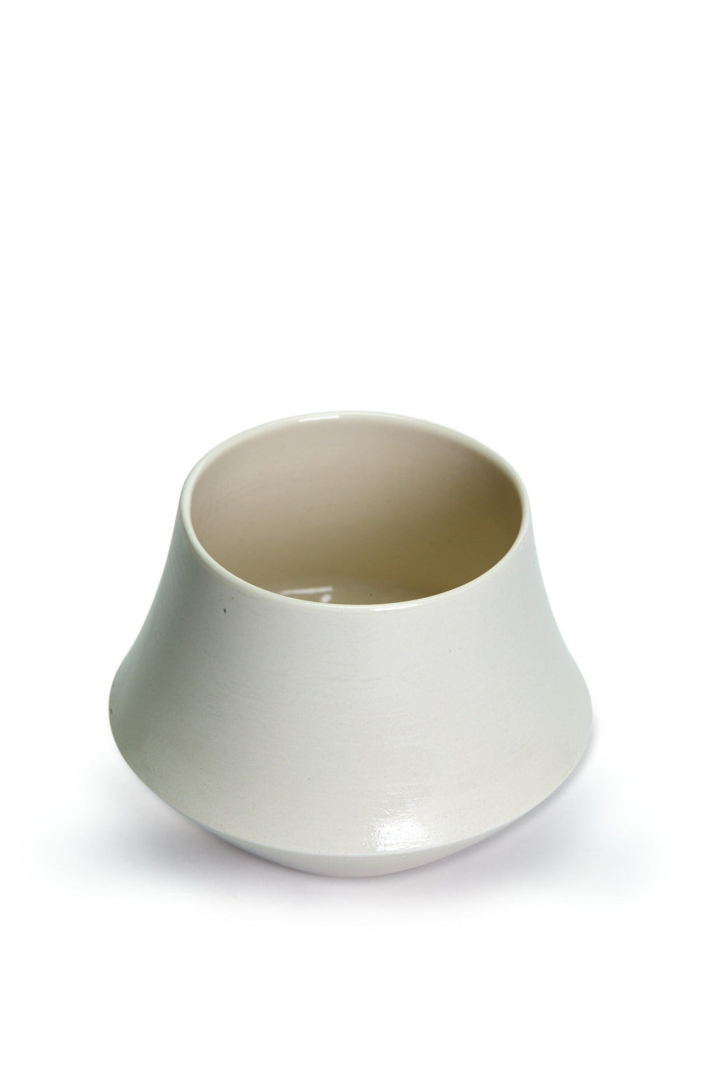 Roxy Ceramics, Cup, Large, Shiny White
