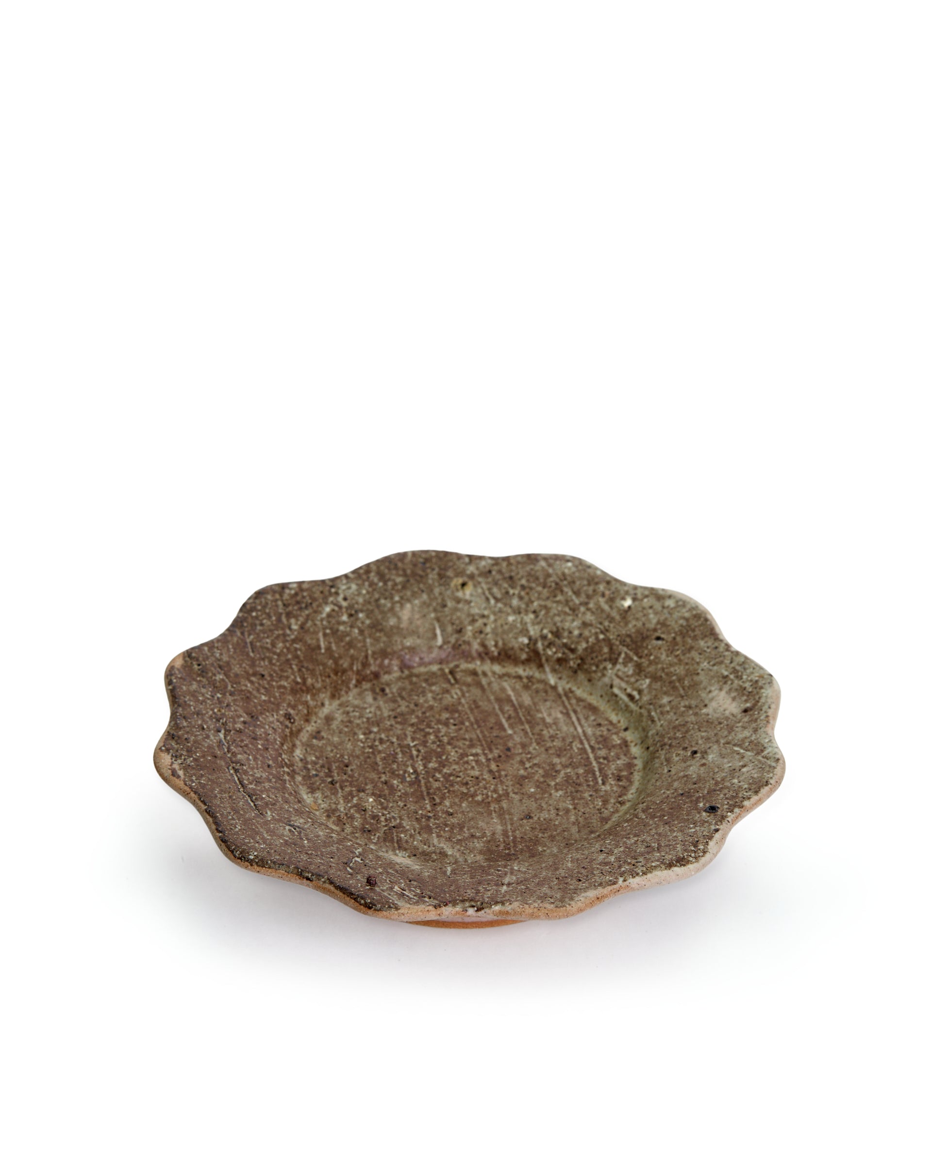 Roxy, Flower Piedestal, Low, Mottled Brown