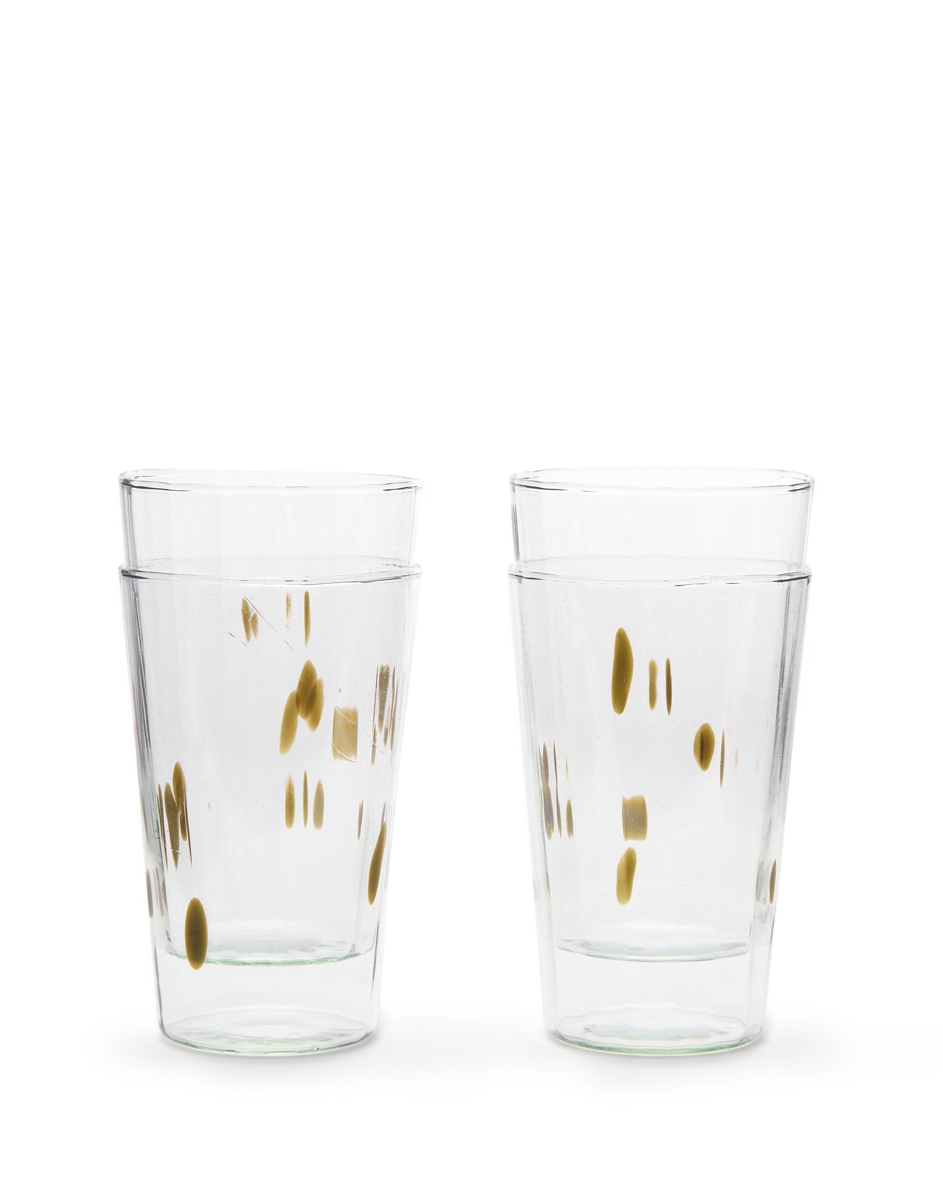 Gerner Jahncke, Glass, Tall, Optical Lines, Dots