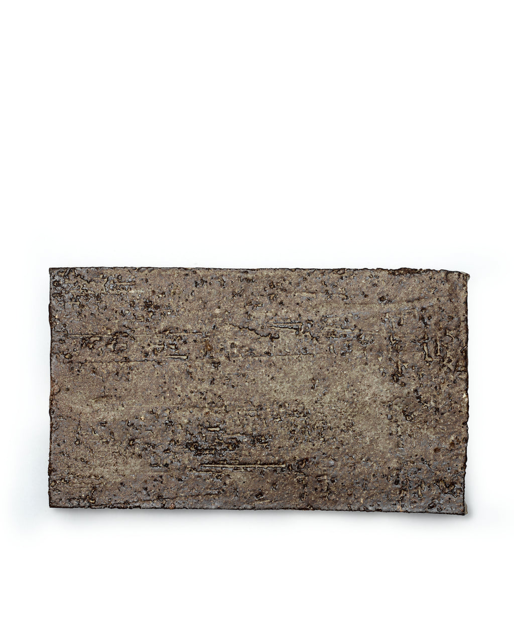 Roxy, Tray on Piedestal, Mottled Brown