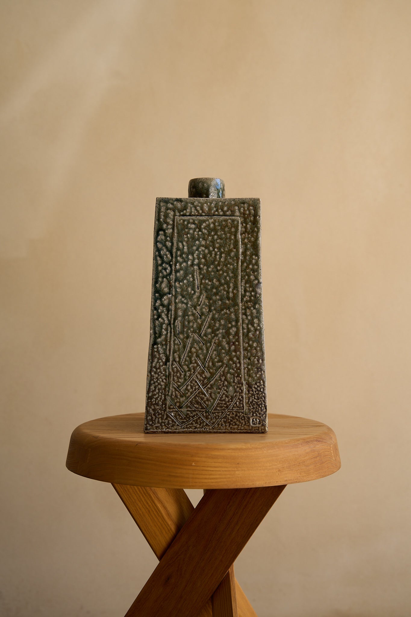 Anne Mette Hjortshøj, Crushed Square Vase, 02